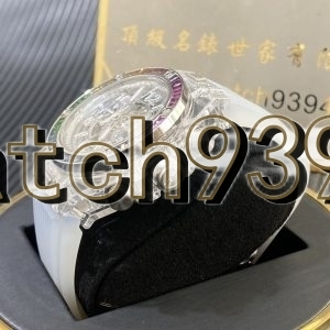 訂制 Big Bang Unico Sapphire Rainbow Baguettes Limited 50