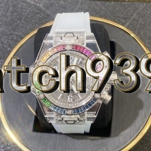 訂制 Big Bang Unico Sapphire Rainbow Baguettes Limited 50