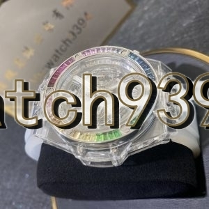 訂制 Big Bang Unico Sapphire Rainbow Baguettes Limited 50