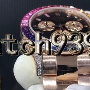 訂制 116595RBOW 定制盤 鑽石 彩寶
