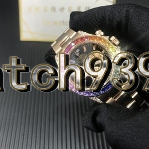 訂制 116595RBOW 定制盤 鑽石 彩寶