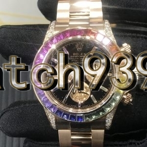 訂制 116595RBOW 定制盤 鑽石 彩寶