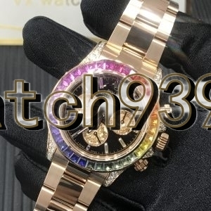 訂制 116595RBOW 定制盤 鑽石 彩寶