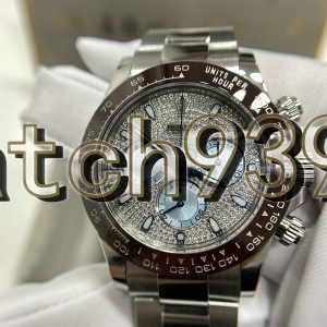 CNC 1:1 ROLEX 116506 Pave Diamond Dial