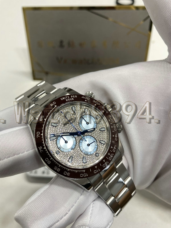 CNC 1:1 ROLEX 116506 Pave Diamond Dial